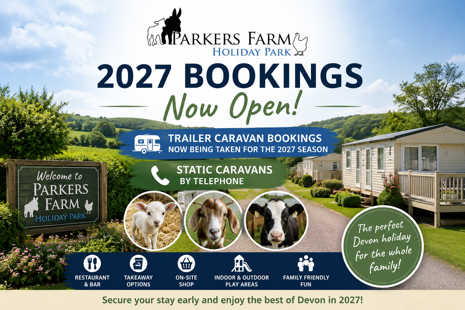 2027 holidays devon parkerrs farm holiday park static caravans tourers camping dartmoor
