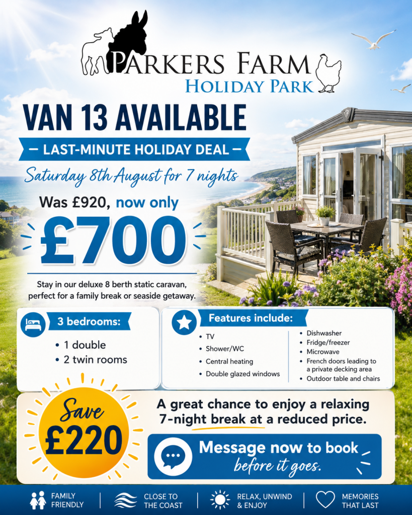 LAST MINUTE HOLIDAY DEALS DEVON CARAVAN PARK FAMILY HOLIDAYS