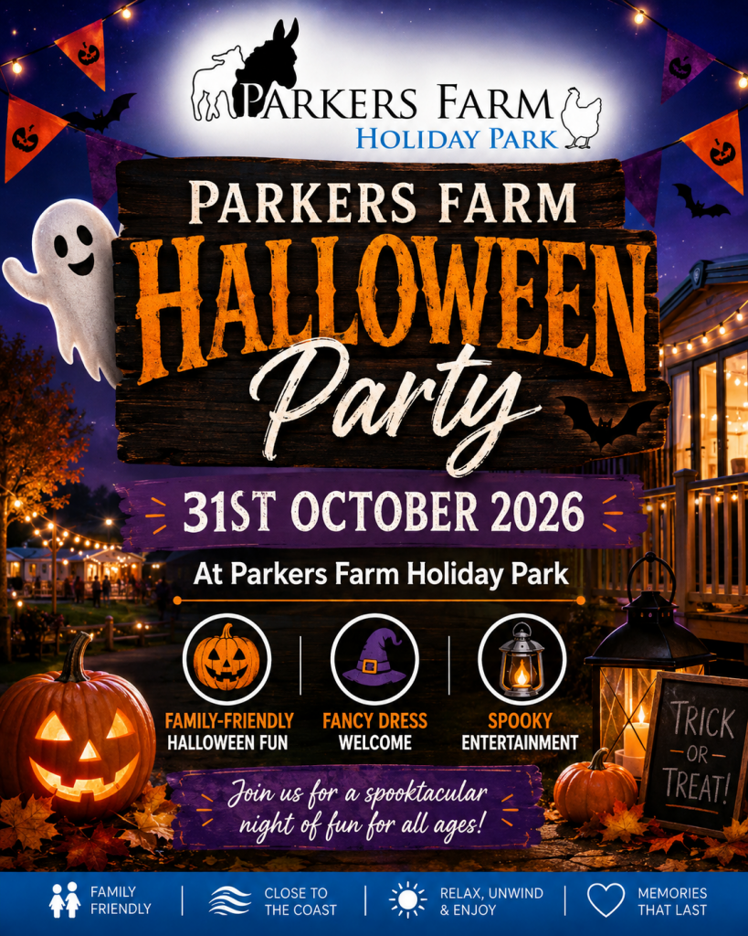 halloween party devon parkers farm holiday park