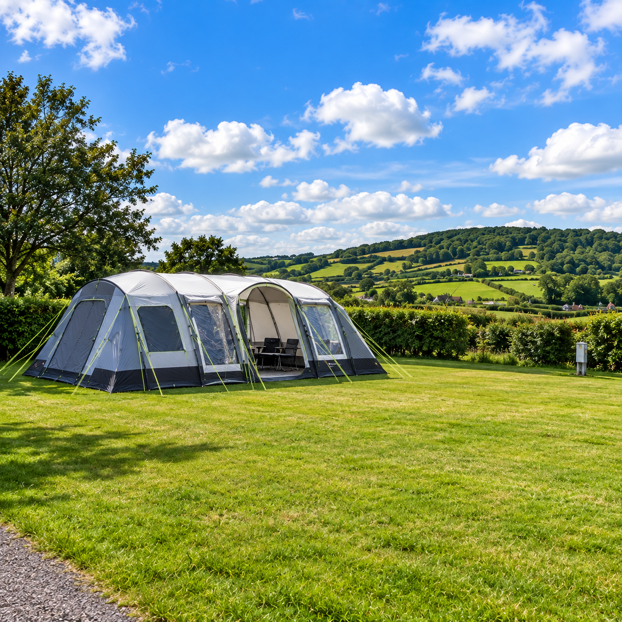 Motorhome and touring caravan pitches near Dartmoor in Devon